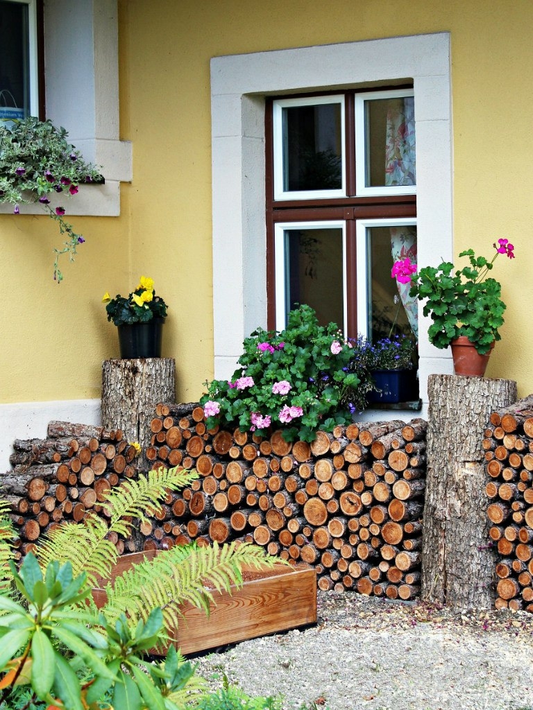 окно с цветами